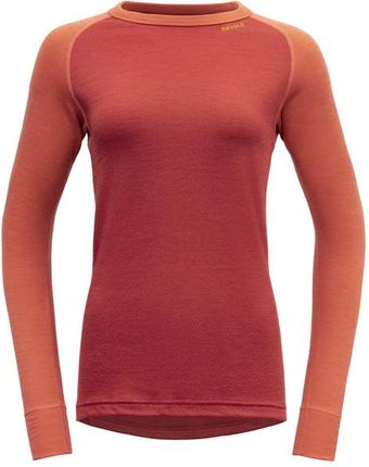 Damska koszulka Devold Expedition Shirt W Wielkość: S / Kolor: pomarańczowy