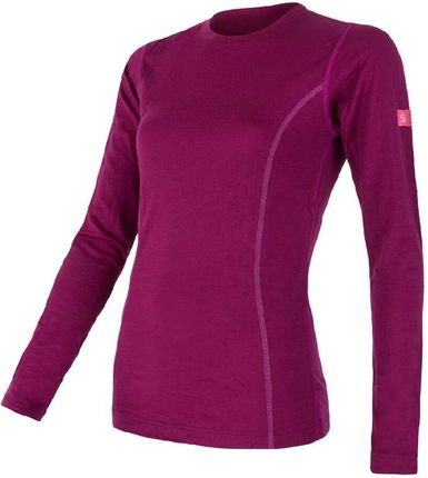 Damska koszulka Sensor Merino Wool Active dł.r. Wielkość: M / Kolor: fioletowy