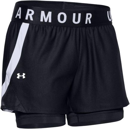 Szorty damskie Under Armour Play Up 2-in-1 Shorts Wielkość: XS / Kolor: czarny