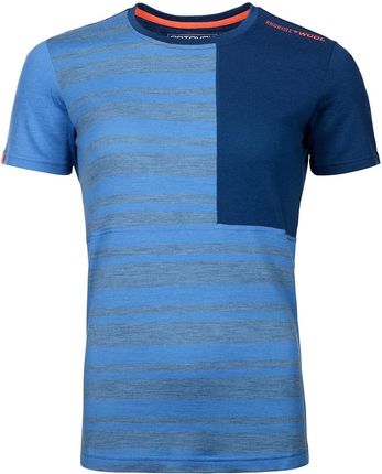 Damska koszulka Ortovox W's 185 Rock'N'Wool Short Sleeve Wielkość: S / Kolor: niebieski
