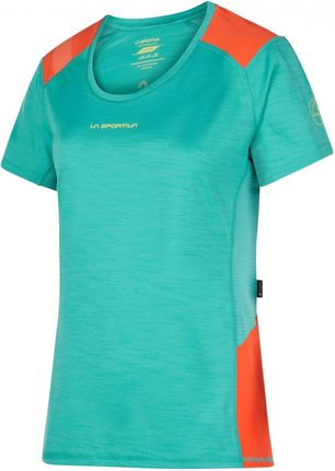 Koszulka damska La Sportiva Compass T-Shirt W Wielkość: S / Kolor: niebieski/czerwony