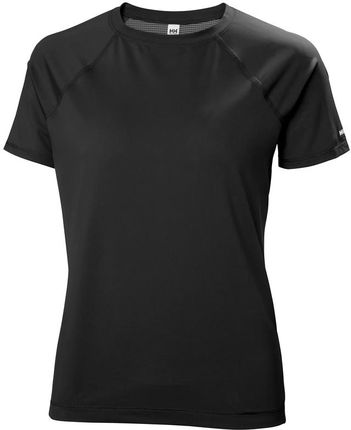 Damska koszulka Helly Hansen W Tech Trail Ss T-Shirt Wielkość: S / Kolor: czarny