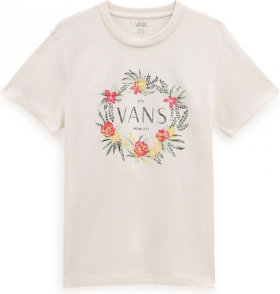 Koszulka damska Vans Wreath Of Flowers BFF Tee-B Wielkość: L / Kolor: biały