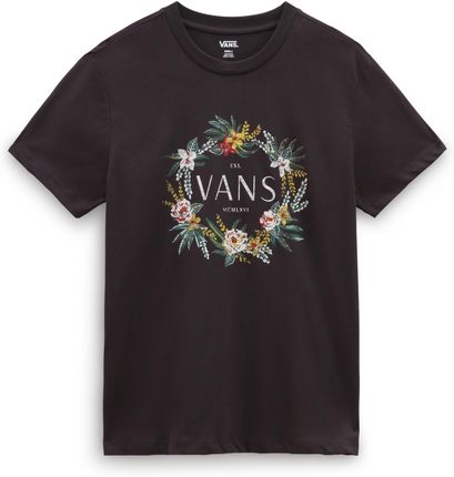 Koszulka damska Vans Wreath Of Flowers BFF Tee-B Wielkość: M / Kolor: czarny