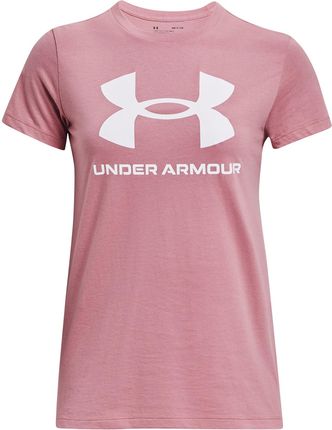 Koszulka damska Under Armour W SPORTSTYLE LOGO SS Wielkość: XS / Kolor: różowy