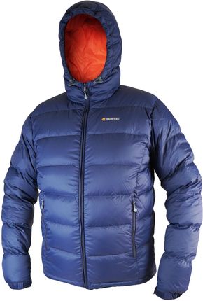 Męska kurtka puchowa Warmpeace Crux Wielkość: L / Kolor: niebieski/pomarańczowy