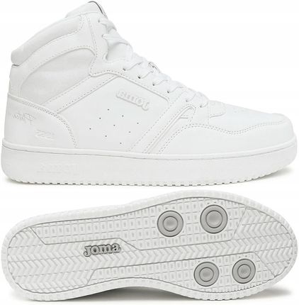 Buty Męskie Sneakers Joma Chłpięce Młodzieżowe Za Kostkę Białe 43