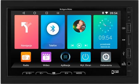 Radio samochodowe 2DIN Android 13  ISO Kruger&Matz KM2008.1