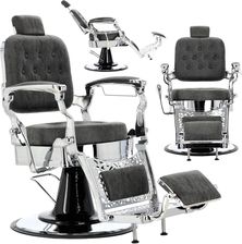 Zdjęcie Barber King Fotel Fryzjerski Barberski Hydrauliczny Do Salonu Fryzjerskiego Barber Shop Lesos Barberking (WIEEP01SILVER) - Zabrze