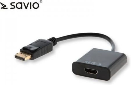 SAVIO adapter DisplayPort M - HDMI F