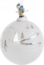 Zdjęcie Eurofirany Bombka Choinkowa Szklana Biały - Bartoszyce