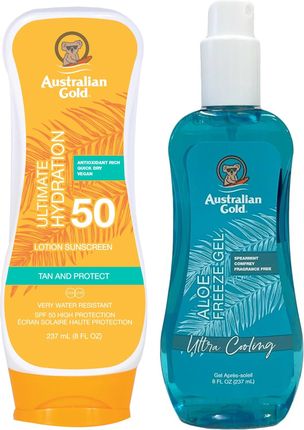 Australian Gold Lotion Sunscreen SPF50 + Aloe Freeze Gel