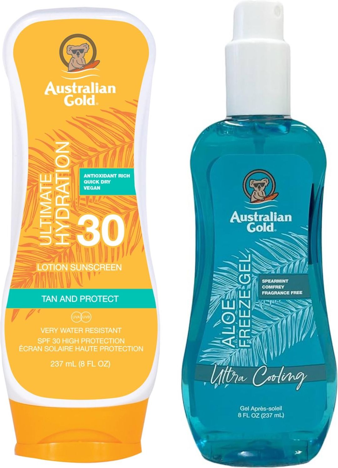 Australian Gold Lotion Sunscreen SPF30 + Aloe Freeze Gel Opinie i