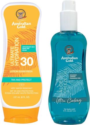 Australian Gold Lotion Sunscreen SPF30 + Aloe Freeze Gel