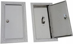 Un Drzwiczki Kominowe Nierdzewne 155x290mm