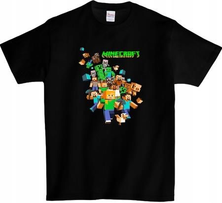 Koszulka JHK r.XL minecraft dla chłopaka dziewczyna koszulki dla gracza