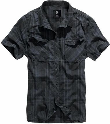 Koszula z krótkim rękawem BRANDIT Roadstar - czarno-niebieska RATY 0% | PayPo | GRATIS WYSYŁKA | ZWROT DO 100 DNI