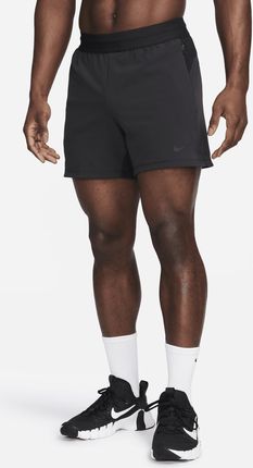 Męskie spodenki do fitnessu bez podszewki 13 cm Dri-FIT Nike Flex Rep - Czerń