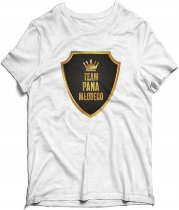 Koszulka JHK r.XXL czarna Team Pana młodego dla chłopaka dziewczyn śmieszne