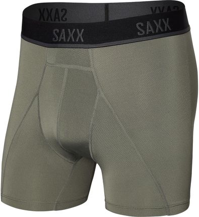 Bokserki do biegania męskie sportowe SAXX KINETIC HD Boxer Brief - szare