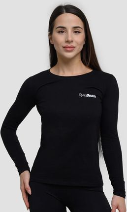 GymBeam Women‘s Basic Long Sleeve T-Shirt Black