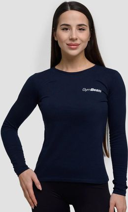 GymBeam Women‘s Basic Long Sleeve T-Shirt Navy