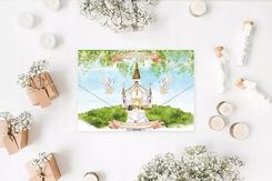 Zdjęcie Henry Karnet A5 Koperta Komunia Kościółek Z Dziećmi - Lubomierz