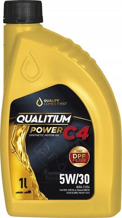 Qualitium Power C4 5W30 Wss-M2C934-A B712312 Rn0720 1L