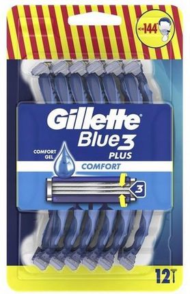 Gillette Blue 3 Comfort maszynki jednorazowe dla mężczyzn 12 szt.