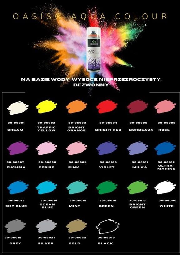 Vernice Spray Flowerbox OASIS Aqua Colour | 400 Ml Opaca Per Fiori E Decorazioni | Quasi Inodore - 4