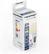 Zdjęcie Blaupunkt E14B-6W-WW ŻARÓWKA KULKA BARWA BIAŁA CIEPŁA - Pruchnik