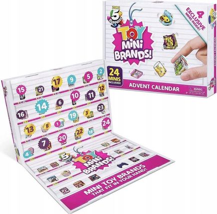 Zuru Mini Brands Toy 5 Surprise Niespodzinki Zabawki Kalendarz Adwentowy