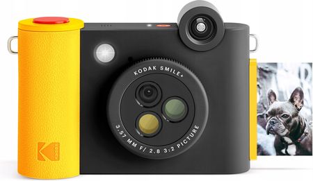Kodak SMILE+ 2w1 Aparat Cyfrowy  5MP / Natychmiastowy + Drukarka Bluetooth do Telefonu ZINK - czarny