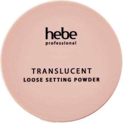 Hebe Professional Translucent Loose Setting Powder Transparentny Sypki Puder Utrwalający 8,5g