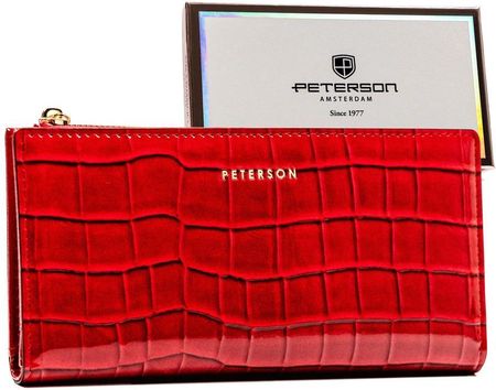 Portfel damski Peterson PTN 004-DS czerwony