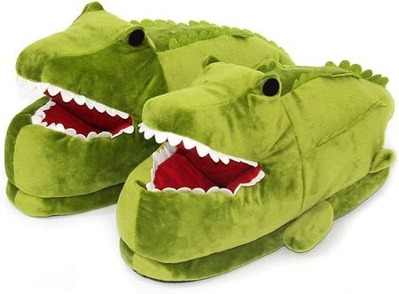 Kapcie uniwersalne zielone, Aligator Krokodyl One size