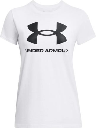 Damska Koszulka z krótkim rękawem Under Armour UA W Sportstyle Logo SS 1356305-111 – Biały