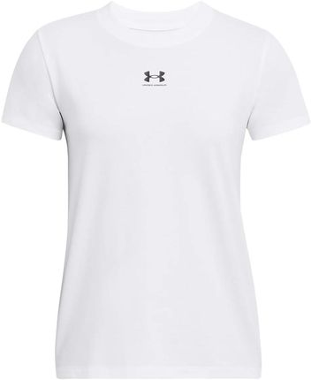 Damska Koszulka z krótkim rękawem Under Armour Off Campus Core SS 1383648-100 – Biały