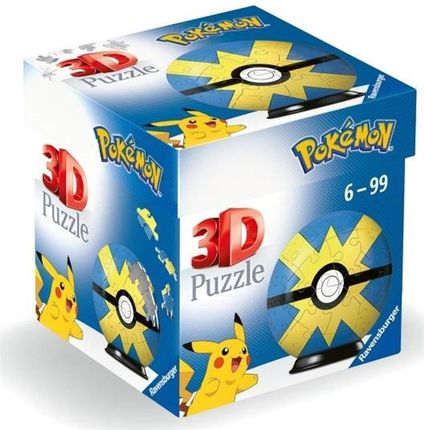 Ravensburger Puzzle 3D Pokémon Quick Ball 11580 54El.