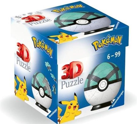 Ravensburger Puzzle 3D Pokémon Net Ball 11581 54El.