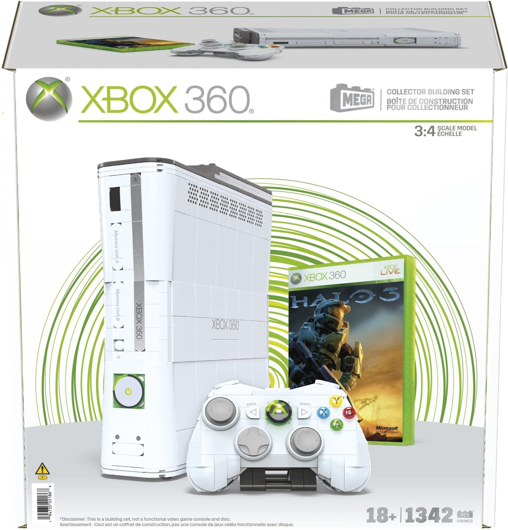 MEGA Showcase Microsoft Xbox 360 Collector Building Set HWW15 Ceny i