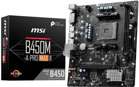 Msi B450M-A PRO MAX II (B450MAPROMAXII)
