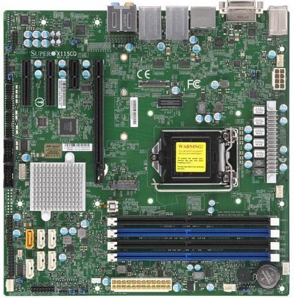 Supermicro X11SCQ Intel LGA 1151 (Socket H4) DDR4-SDRAM 64 GB 1.2 V 1600,1866,2133,2400,2666 MHz (MBDX11SCQB)