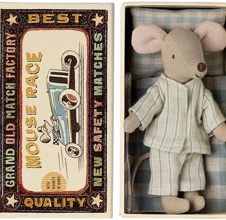 Maileg Myszka Big Brother Mouse In Matchbox