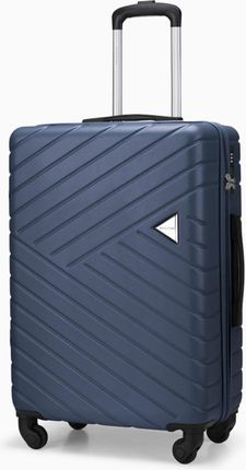 Średnia walizka PUCCINI MALAGA ABS027B 7A Granatowa