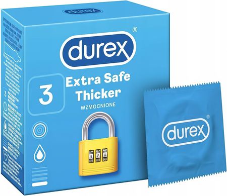 Prezerwatywy Durex Extra Safe 3 Szt Kartonik