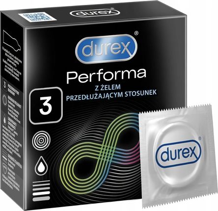 Prezerwatywy Durex Performa 3 Szt Kartonik