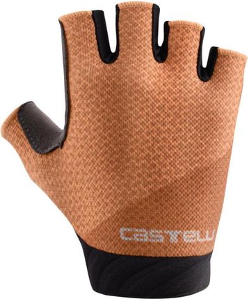 Castelli Kolarskie Rękawiczki Z Krótkimi Palcami Roubaix Gel 2W Pomarańczowy S