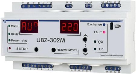 Novatek Electro Uniwersalny Moduł Zabezpieczenia Silników Asynchronicznych Ubz-302 UBZ302M