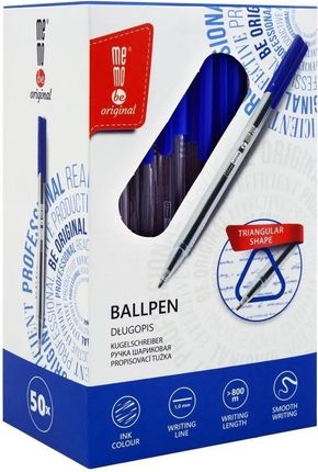 Memobe Długopis Biurowy Niebieski (50Szt)